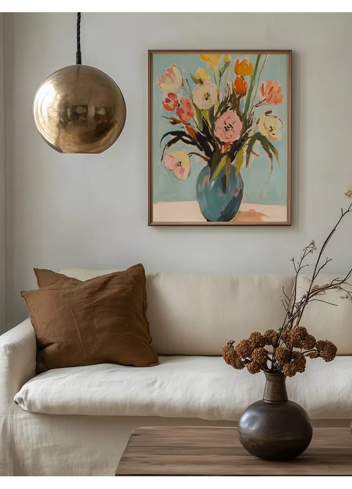 Colorful Flowers in Vase_Int1