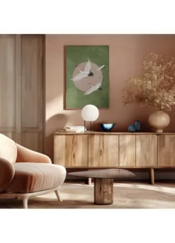 Alternative view of Cranes in Flight