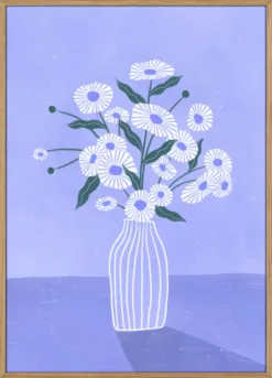 Flowers In Blue