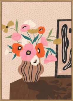 Flowers On Sideboard