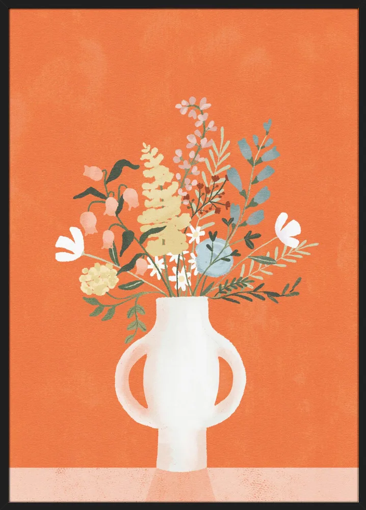 Flowers in Vase Red_Sort