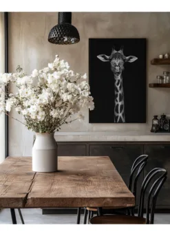 Alternative view of Giraffe Portrait