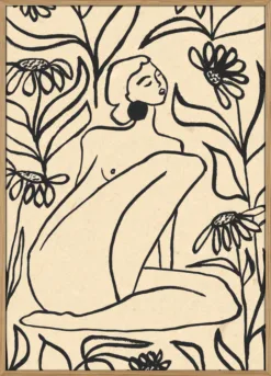 Girl In Sunflower Field