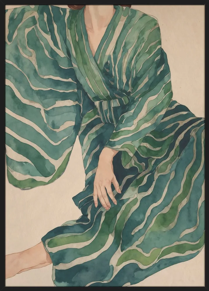 Green Kimono Flow_Sort