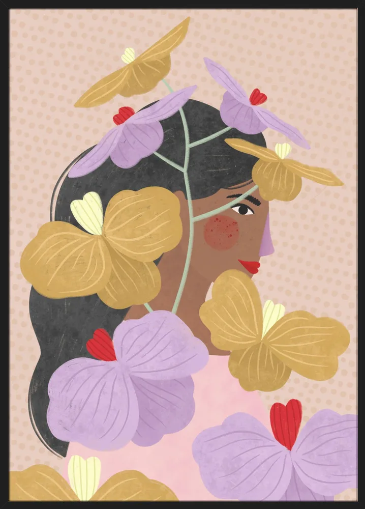 Hidden Behind Yellow Purple Flowers_Sort