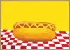 Hot Dog With Mustard Red Check Yellow