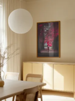 Alternative view of Kimono in red