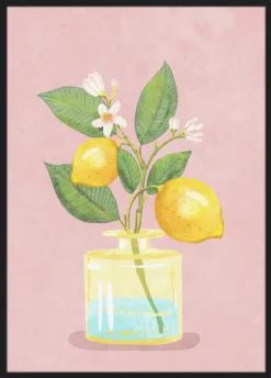 Alternative view of Lemon Bunch In Vase