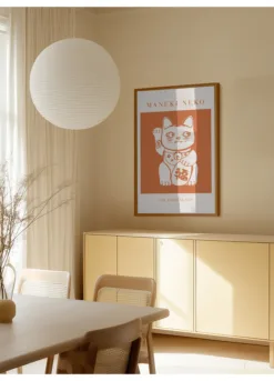 Alternative view of Maneki-neko Cat Orange