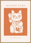 Maneki-neko Cat Orange