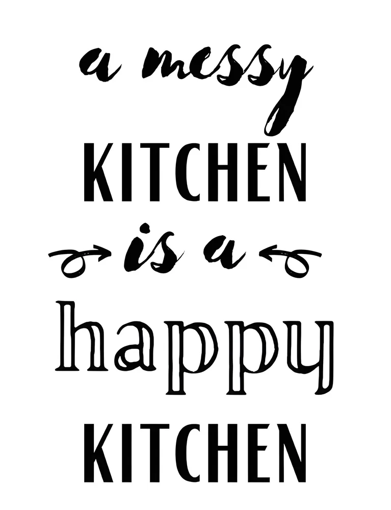 Messy Kitchen Happy Kitchen