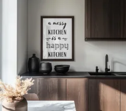 Alternative view of Messy Kitchen Happy Kitchen