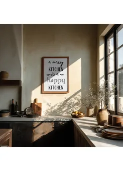 Alternative view of Messy Kitchen Happy Kitchen