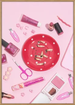 Messy dresser with ashtray