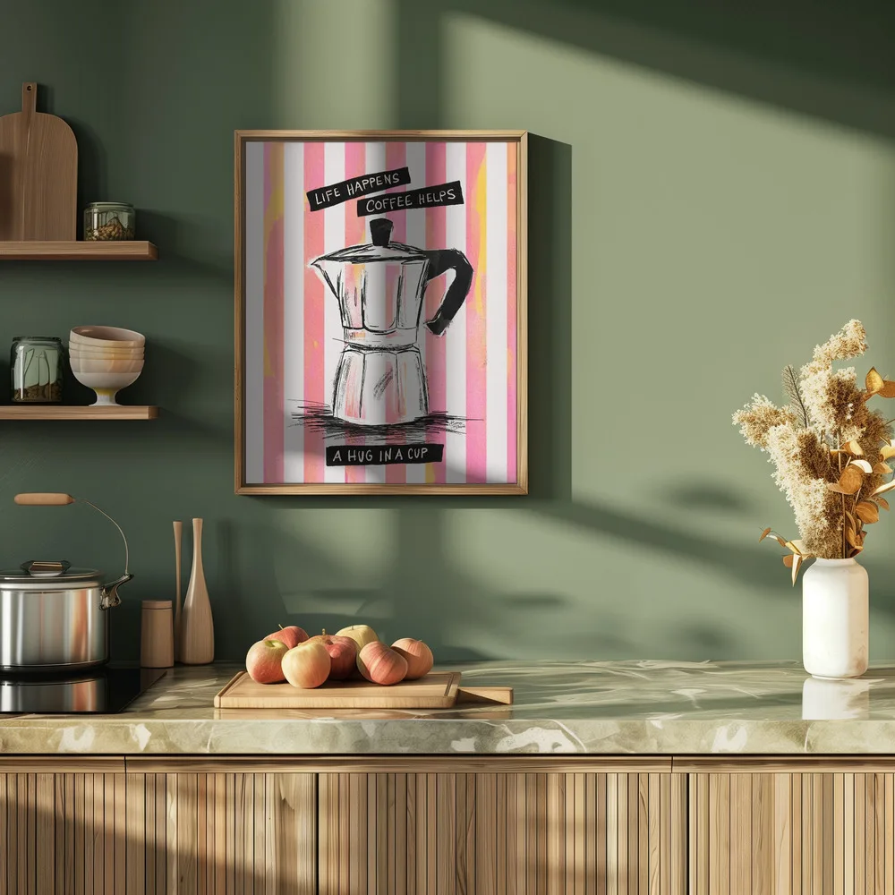 Mocca Coffee on Stripes - Hug in a Cup_Int2