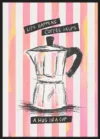 Mocca Coffee on Stripes - Hug in a Cup_Sort