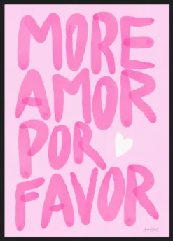 Alternative view of More Amor Por Favor (pink)