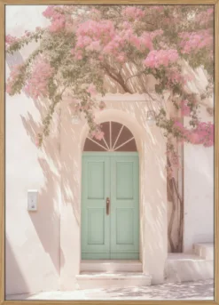 Pastel Doorway - Blooming Floral Entrance