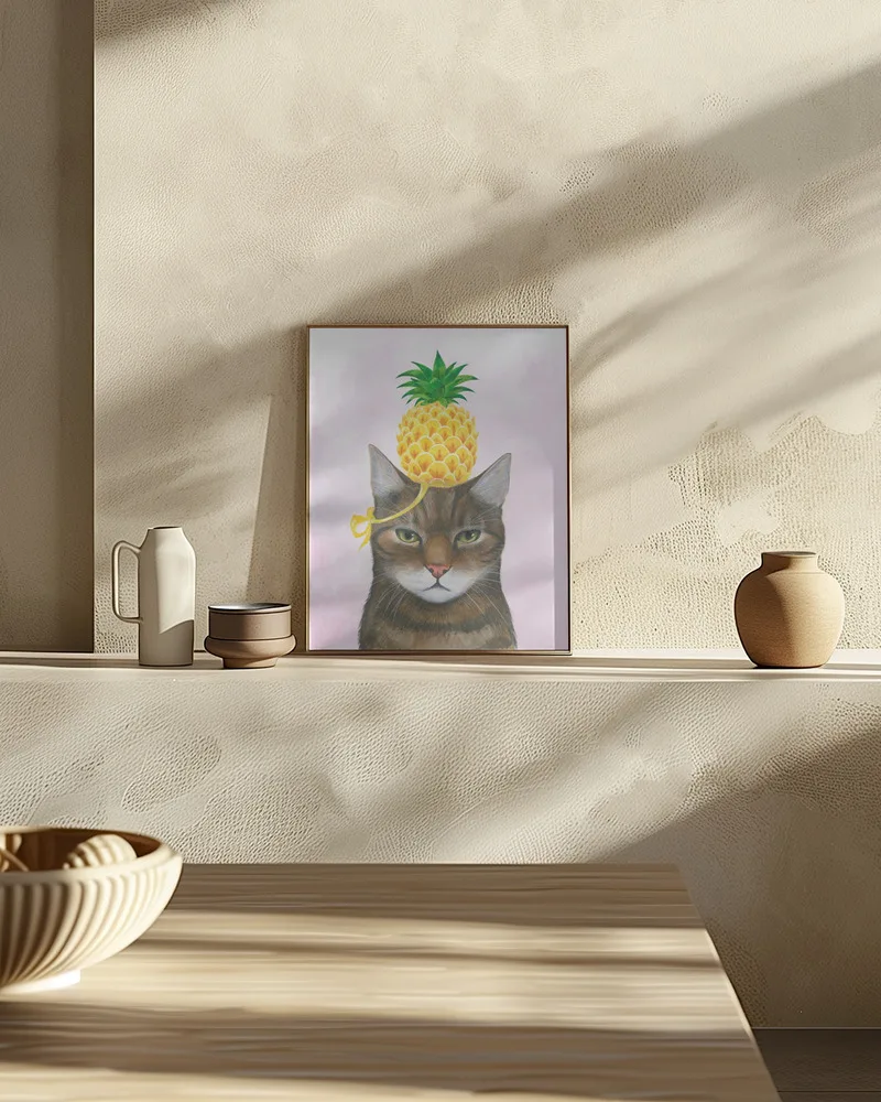 Pineapple Hat on the Cat_Int3