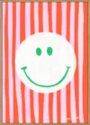 Pink Smiley In Stripes