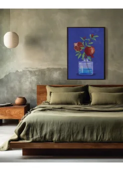 Alternative view of Pomegranate in Vase