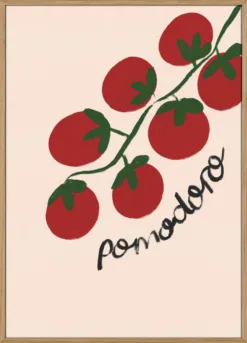 Pomodoro Tomato Italian Food Poster