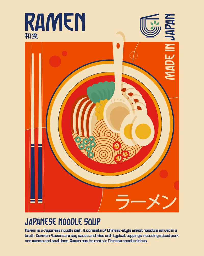 Ramen Japanese Food Print
