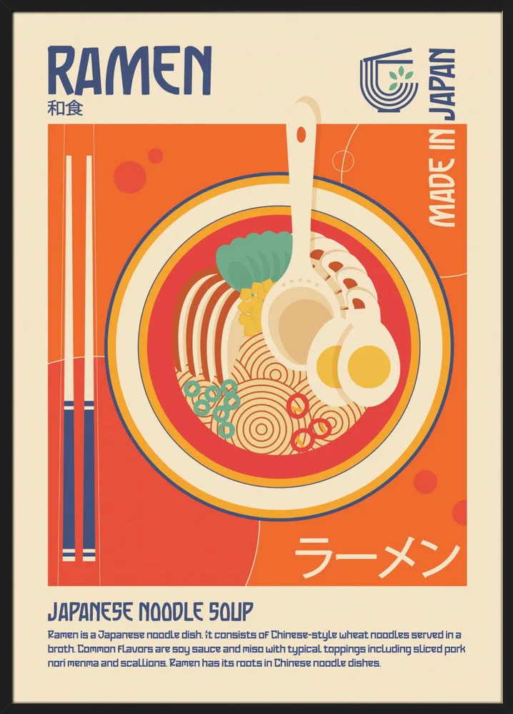 Ramen Japanese Food Print_Sort