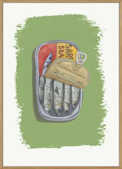 Sardine Can on Green Paint