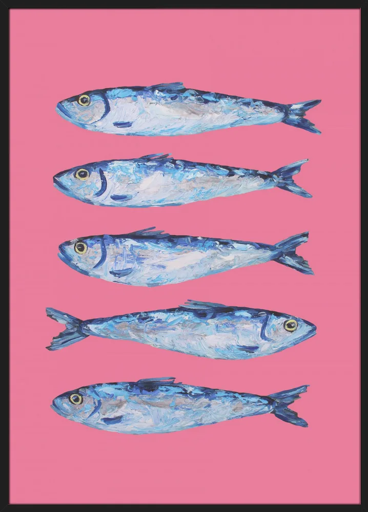 Sardines on Pink_Sort
