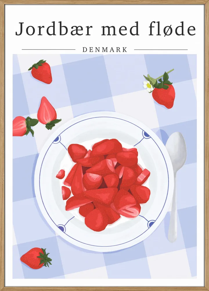 Strawberry with cream - Denmark_Massiv eg