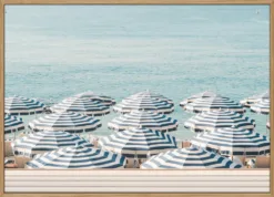 Striped Beach Umbrellas