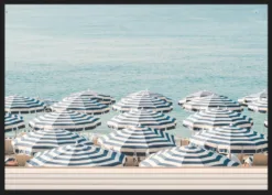 Alternative view of Striped Beach Umbrellas