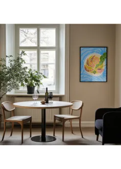 Alternative view of Stylized Prawns On A Plate