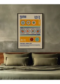 Alternative view of Sushi Japanese Food Print