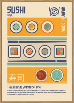 Sushi Japanese Food Print