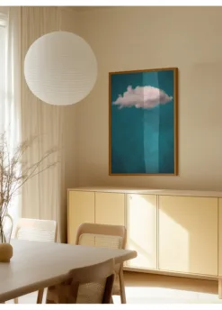 Alternative view of Teal Blush Cloud No 1