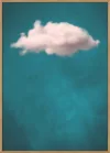 Teal Blush Cloud No 1