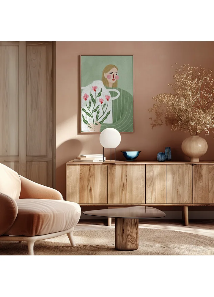 The Woman With Pink Vase_Int1