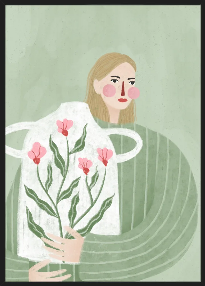 The Woman With Pink Vase_Sort