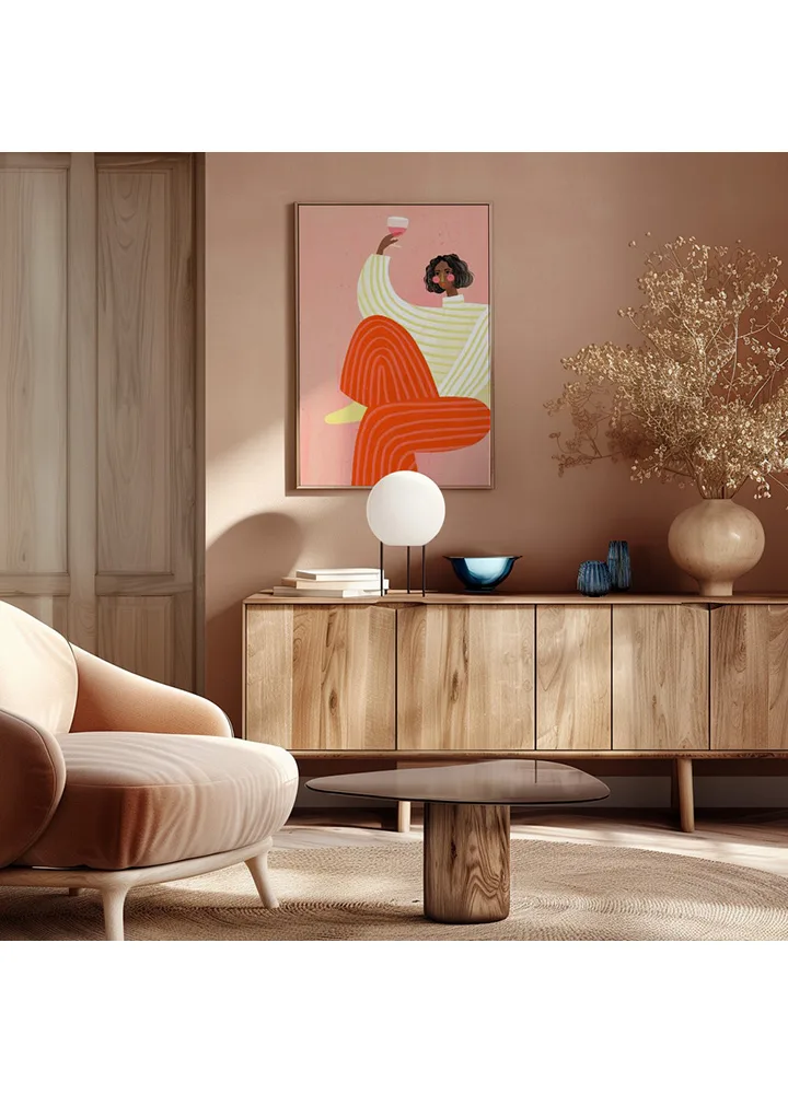 The Woman With The Glass of Wine_Int1