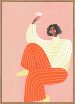 The Woman With The Glass of Wine