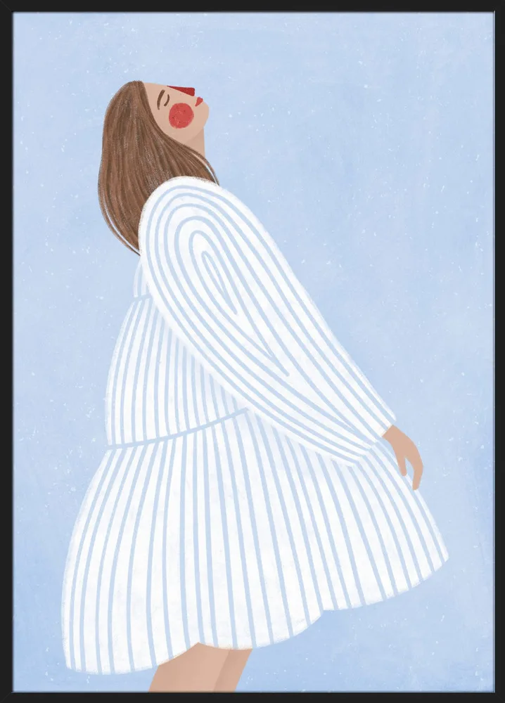 The Woman With the Blue Stripes_Sort