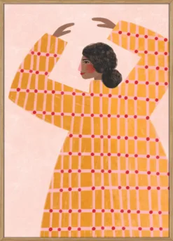 The Woman With the Checked Dress