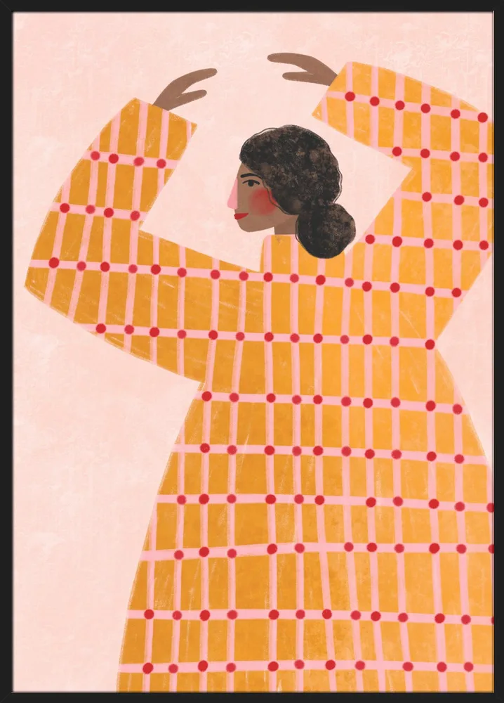 The Woman With the Checked Dress_Sort