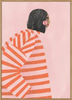 The Woman With the Orange Stripes