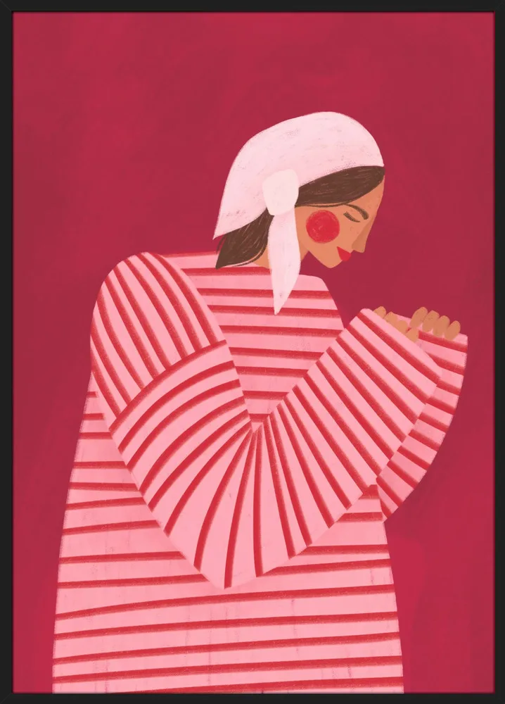 The Woman With the Red Stripes 2_Sort