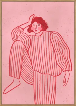 The Woman With the Striped Pyjama