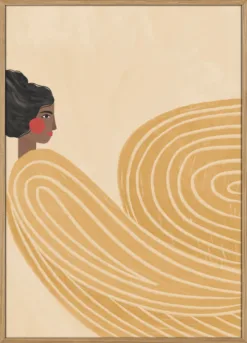 The Woman With the Yellow Stripes