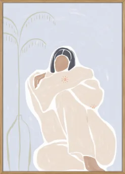 Woman Cuddle Herself